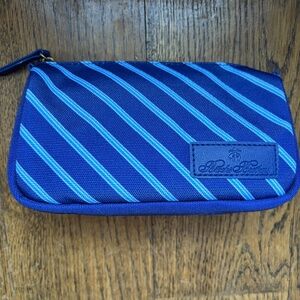 Brooks Brothers United Airlines Amenity Blue Dopp Kit w/ Perricone MD Skincare